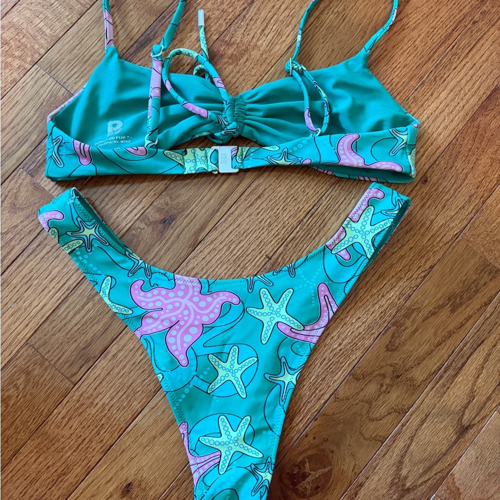 Blackbought Starfish Print Bikini Set - Picture 2 of 5